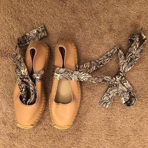 Zara ballerina flats